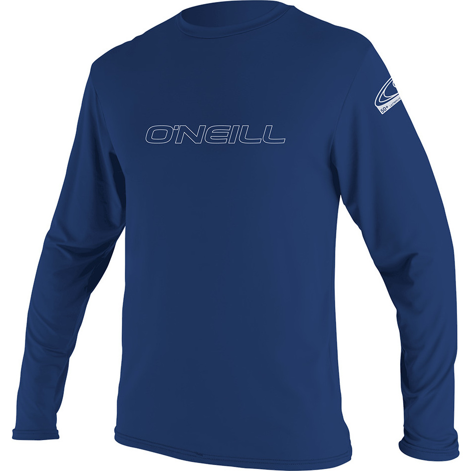 2025 O'Neill Mens Basic Skins Langarm Rash Tee 4339 - Navy